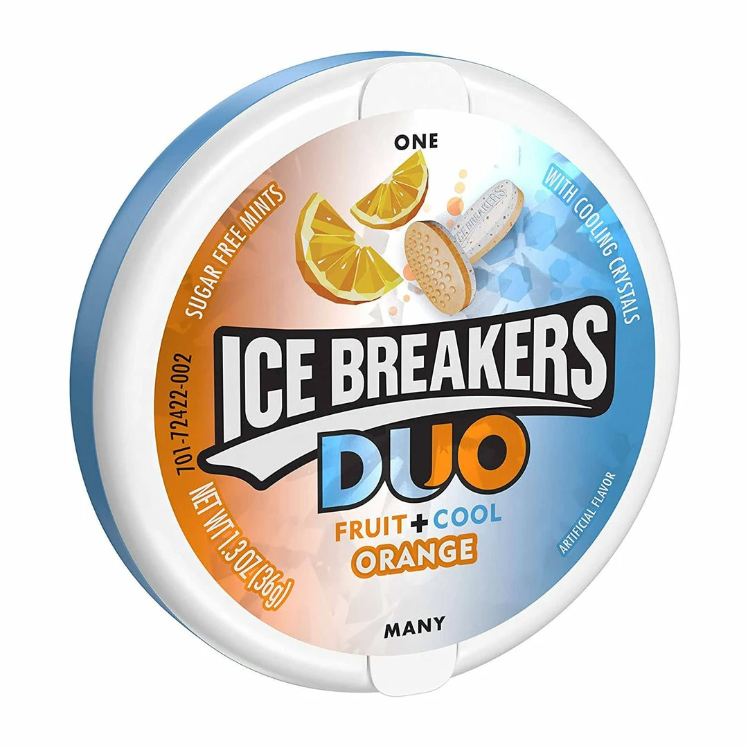 Joys Delights Lolly Shop Online Ice Breaker Duo Mints Orange