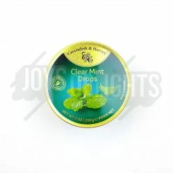 Joy's De'Lights Hard Lollies Cavendish & Harvey Clear Mint Drops Tin