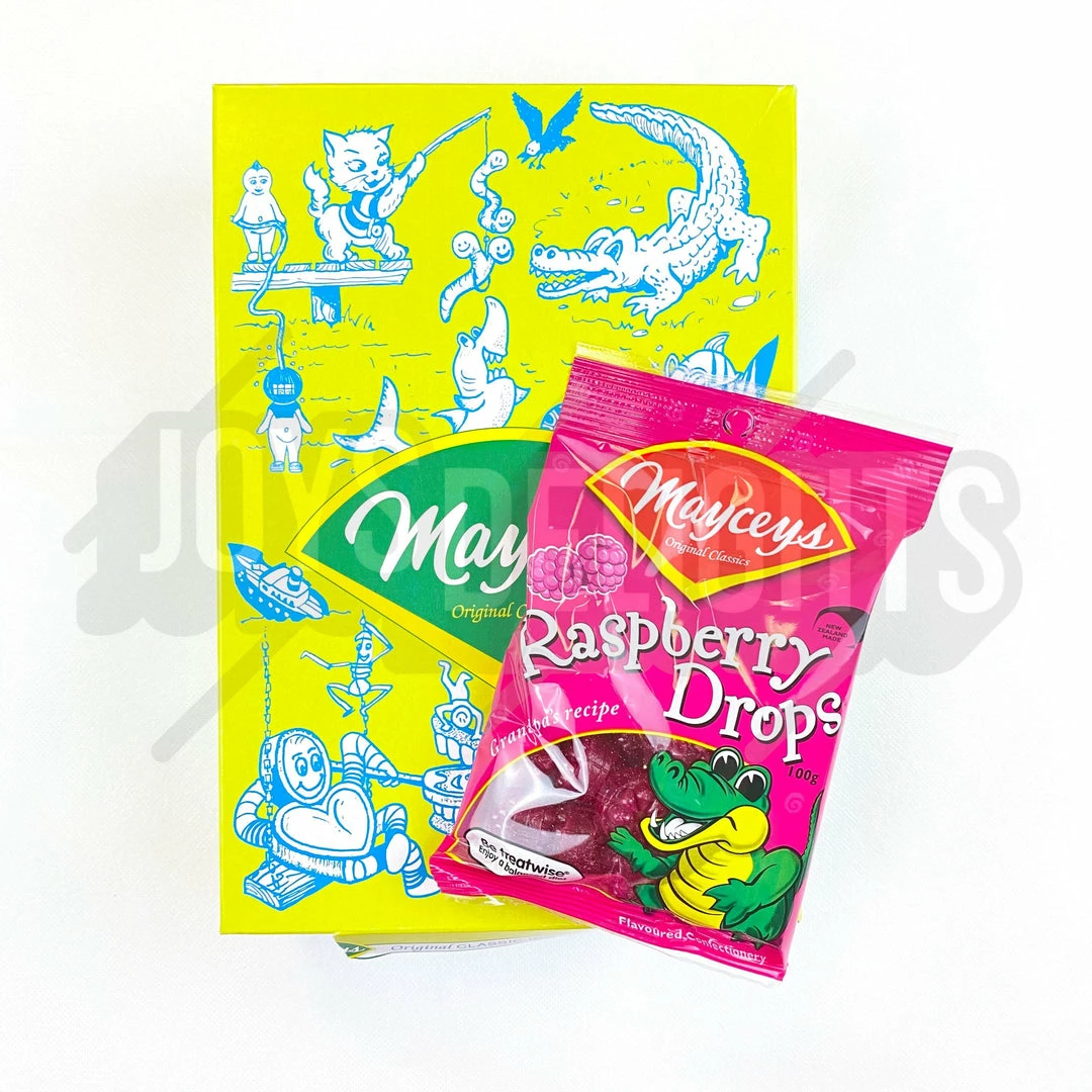 Joy's De'Lights Mayceys Raspberry Drops Bulk New Zealand Lollies