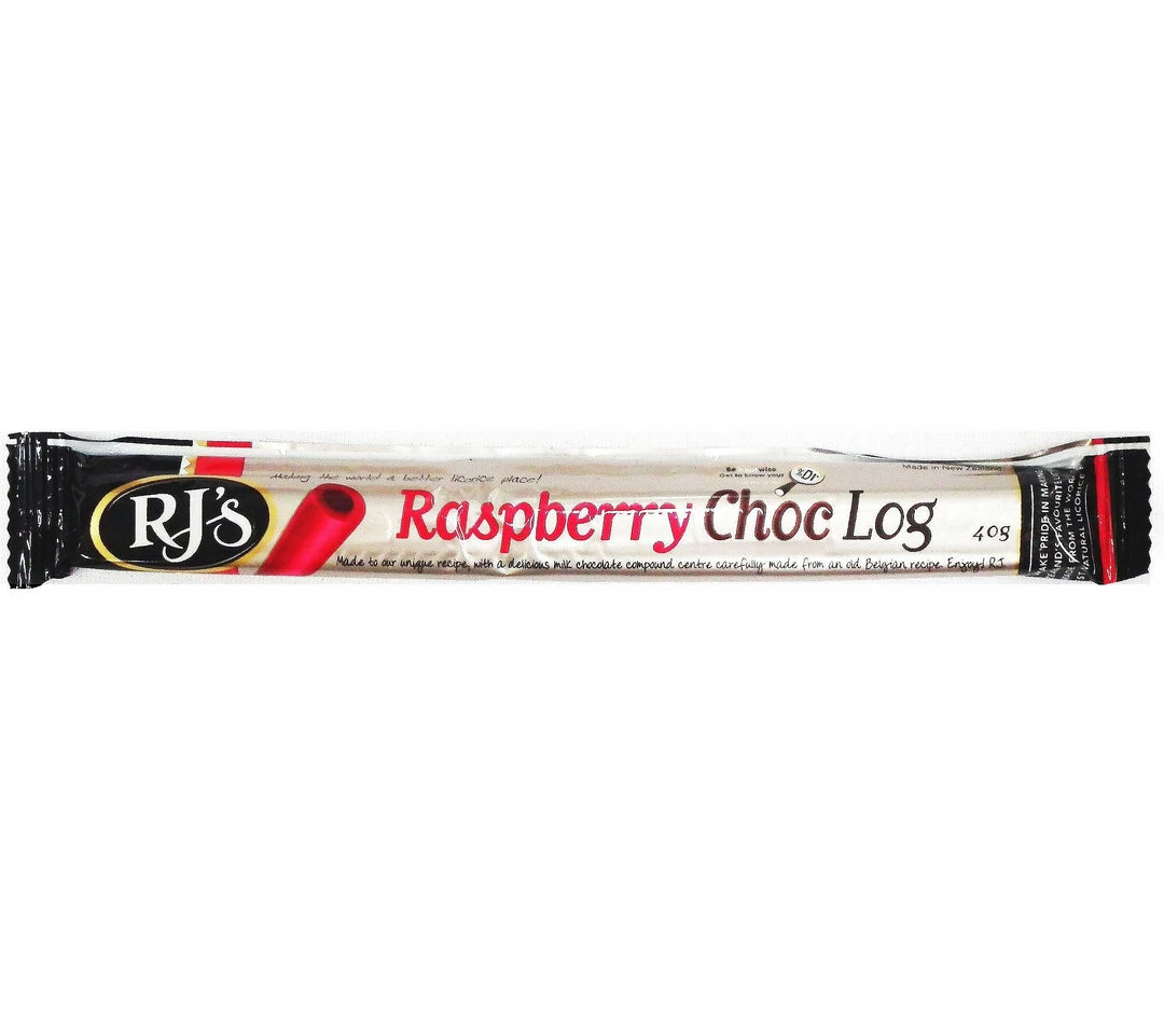 Joy's De'Lights All Candy RJ's Raspberry Choc Logs