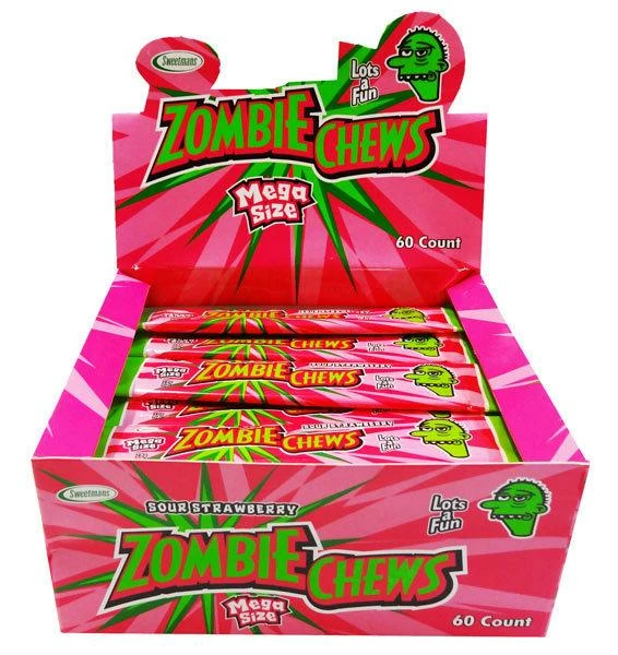 Joy's De'Lights Zombie Chews Strawberry Small Bulk Parties