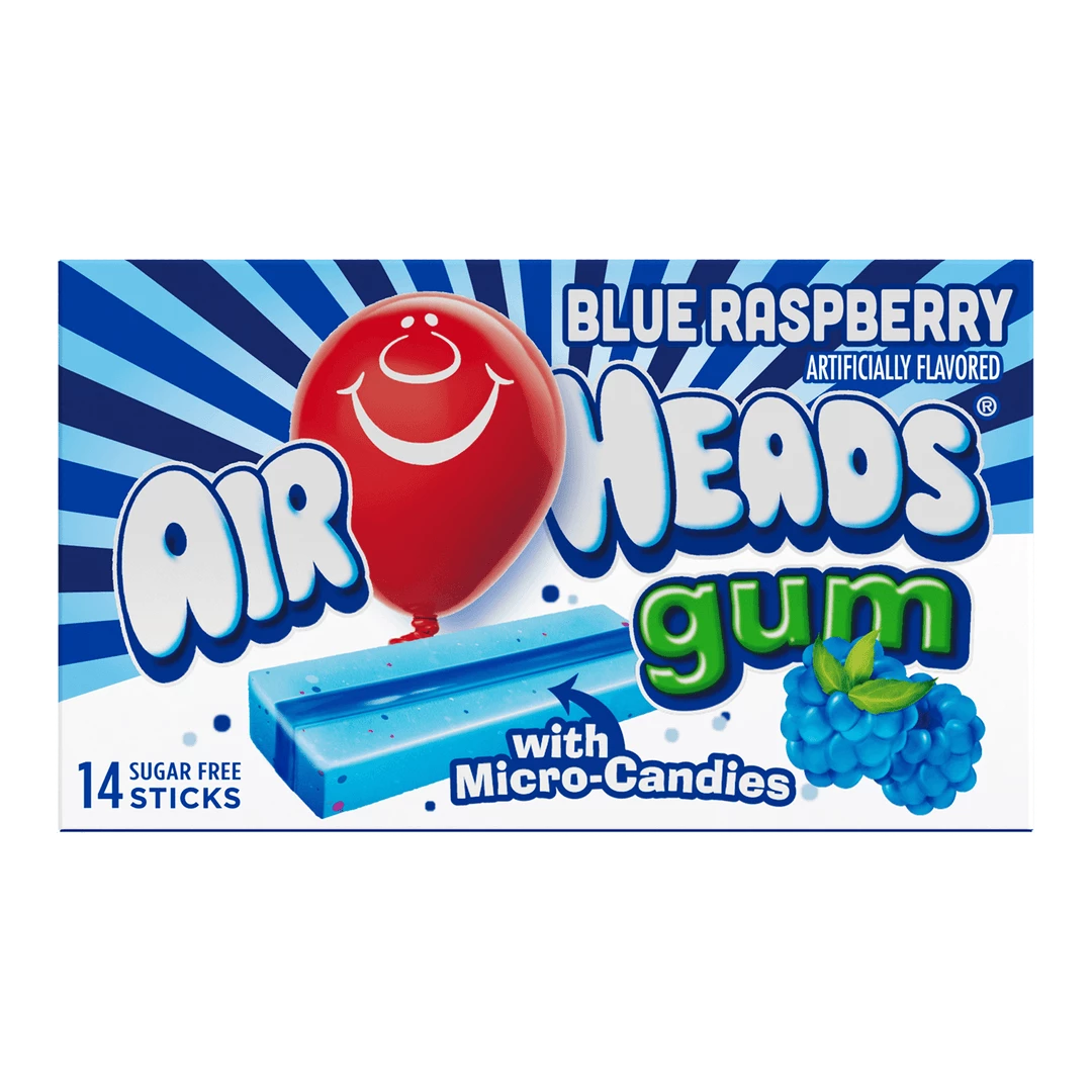 Joy's De'Lights Airheads Gum Blue Raspberry