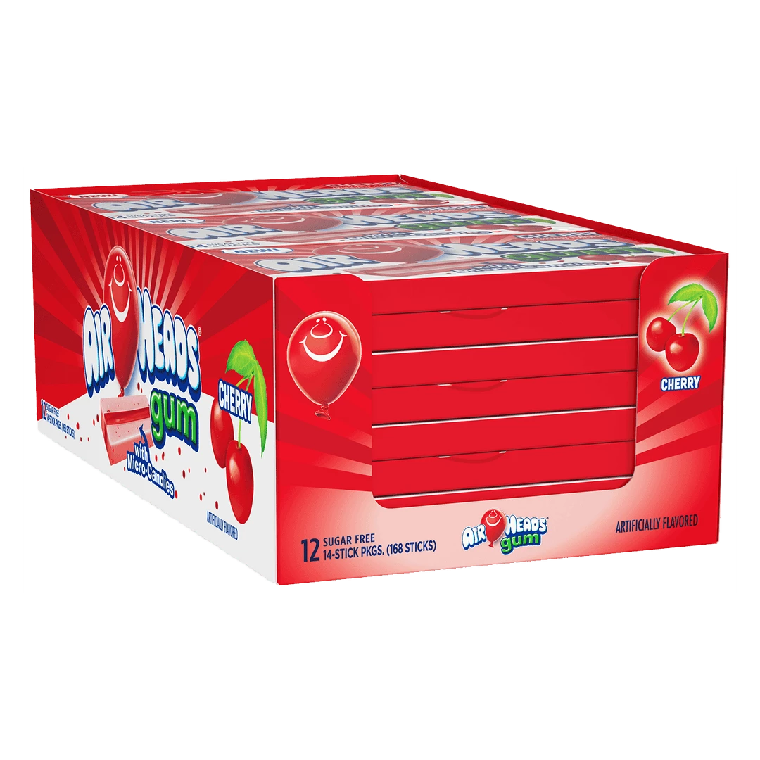 Joy's De'Lights All Candy Airheads Gum Cherry Bulk