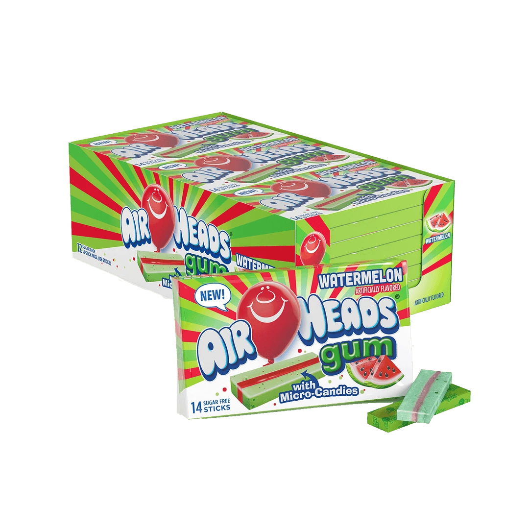 Joy's De'Lights All Candy Airheads Gum Watermelon Bulk