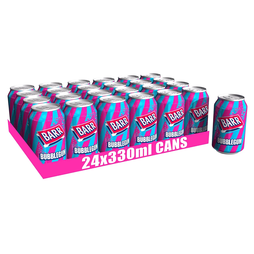 Joy's De'Lights All Candy Barrs Bubblegum 24 Pack