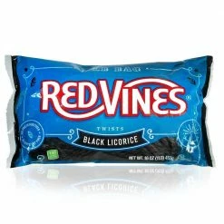 Joys Delights Lolly Shop Online Licorice Red Vines Black 453g