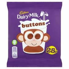 Joys Delights Lolly Shop Online Milk Chocolate Cadbury Milk Choc Buttons 14g