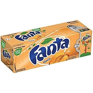 Joy's De'Lights Parties Fanta Peach 12 Pack Carton