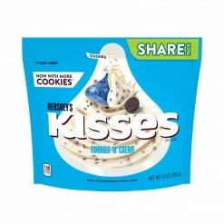 Joys Delights Lolly Shop Online Hershey's Cookies And Cream Kisses 283g Bulk