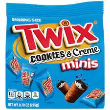 Joys Delights Lolly Shop Online On Sale Twix Cookies And Cream Minis 275g