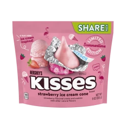 Joys Delights Lolly Shop Online Hersheys Kisses Strawberry Ice Cream Cone