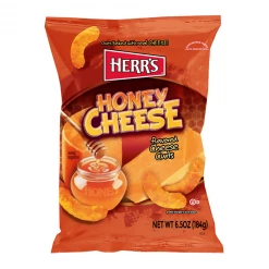 Joy's De'Lights Herr's Honey Cheese Curls 184g Bulk American Chips