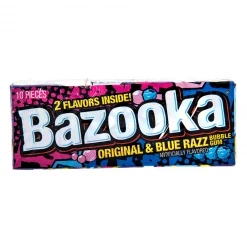 Joy's De'Lights All Candy Bazooka Gum Original & Blue Razz