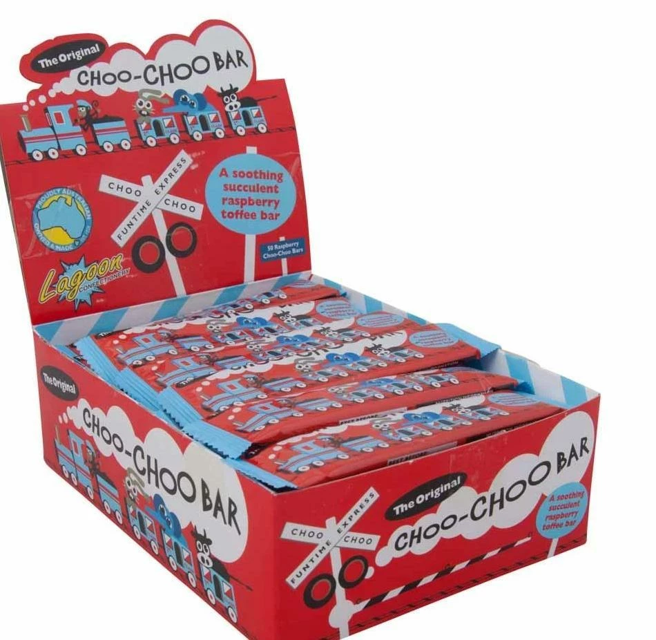 Joy's De'Lights Choo Choo Bars Raspberry Bulk