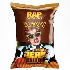 Joys Delights Lolly Shop Online Rap Snacks Cardi B's Jerk BBQ Chips 78g Bulk