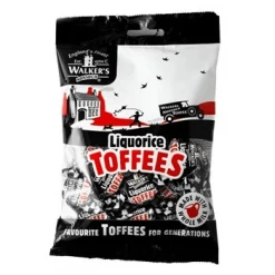 Joys Delights Lolly Shop Online Walkers Liquorice Toffees Hangsell 150g Licorice