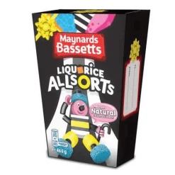 Joy's De'Lights Licorice Allsorts Taper Box Bulk
