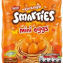 Joy's De'Lights Smarties Orange Mini Eggs Bag 80g Bulk