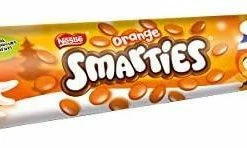 Joy's De'Lights Smarties Orange Tube 120g Bulk