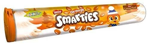 Joy's De'Lights Smarties Orange Tube 120g Bulk