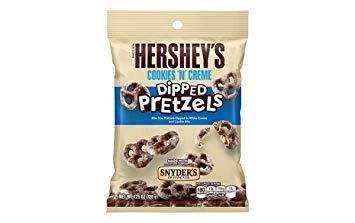 Joy's De'Lights Hersheys Cookies And Cream Dipped Pretzels 120g