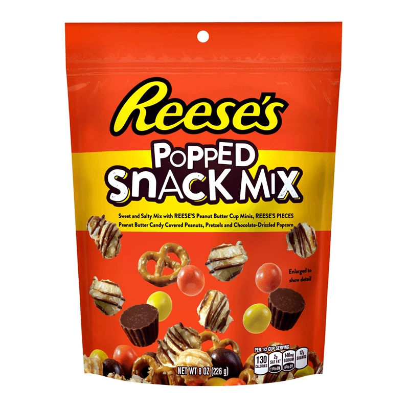 Joy's De'Lights Reeses Popped Snack Mix 226g Milk Chocolate