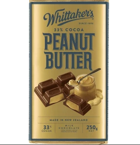 Joys Delights Lolly Shop Online Whittakers Peanut Butter 250g Bulk Box