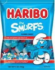 Joys Delights Lolly Shop Online Haribo Gummy Smurfs 113g Bulk