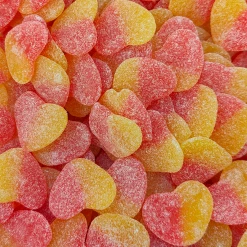 Joy's De'Lights Sour Peach Hearts All Candy