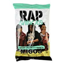 Joys Delights Lolly Shop Online Rap Snacks Migos Sour Cream With A Dab Of Ranch 71g Bulk