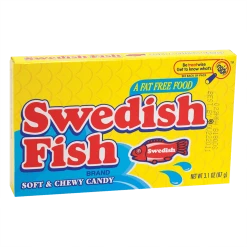Joy's De'Lights All Candy Swedish Fish Red Theatre Box