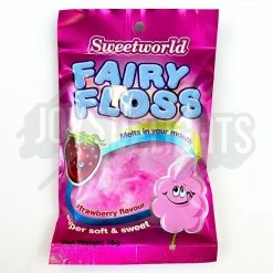 Joy's De'Lights Fairy Floss Strawberry Bulk