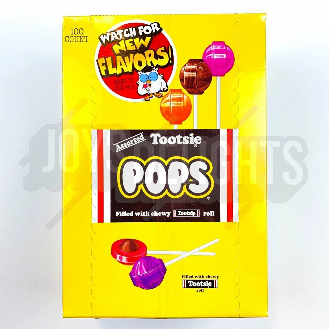 Funworks American Chocolate Tootsie Pops Assorted Box