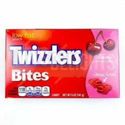 Joys Delights Lolly Shop Online Twizzler Cherry Bites Theatre 141g American Lollies