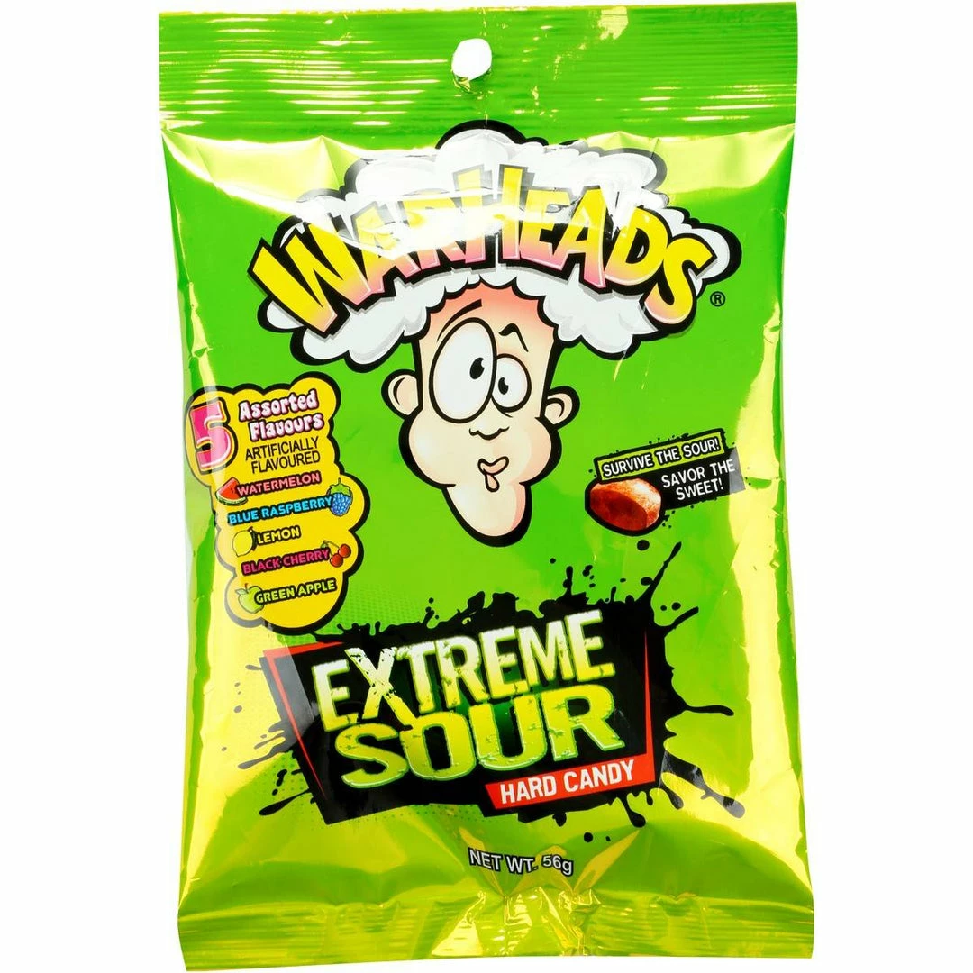 Joys Delights Lolly Shop Online Australian Lollies Warhead Hangsell 56g Bulk