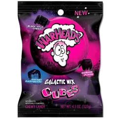 Joys Delights Lolly Shop Online American Lollies Warheads Galactic Mix Cubes 127g