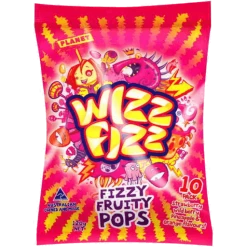 Joys Delights Lolly Shop Online Wizz Fizz Fruity Pops 15 Pack Bulk Australian Lollies