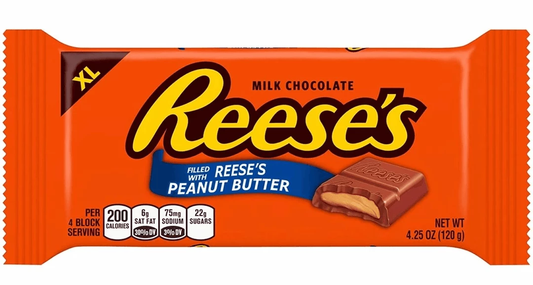 Joy's De'Lights Milk Chocolate Reese's XL Bar