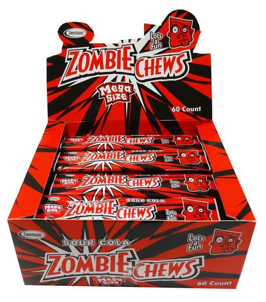 Joy's De'Lights Zombie Chews Sour Cola Large Bulk